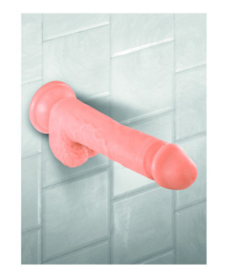 Gode ventouse réaliste éjaculateur 21,5 cm 